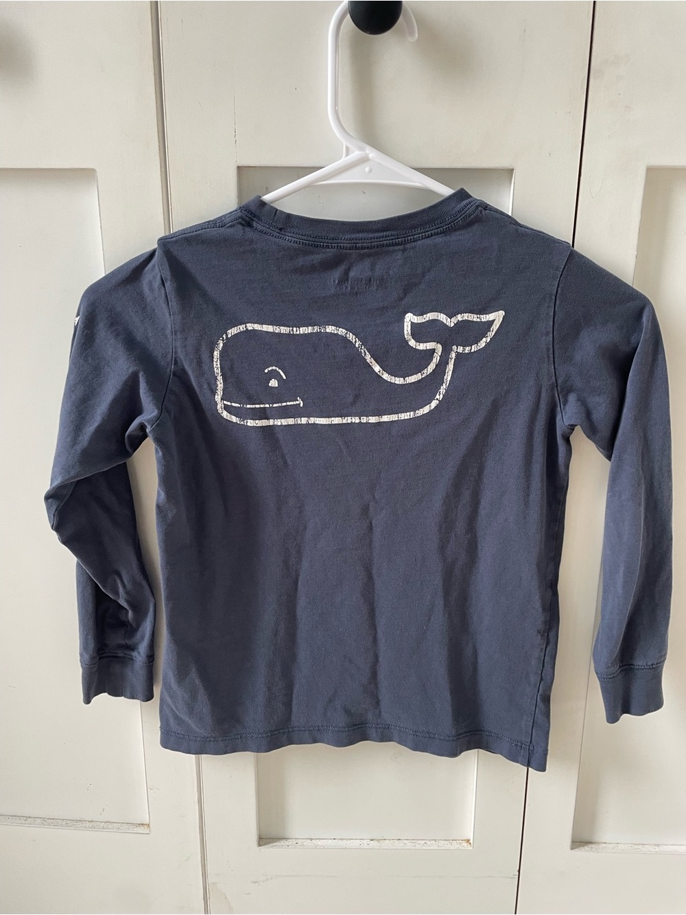 Vineyard Vines Boys Long-Sleeve Pocket Tee - Navy Blue - Picture 3 of 3